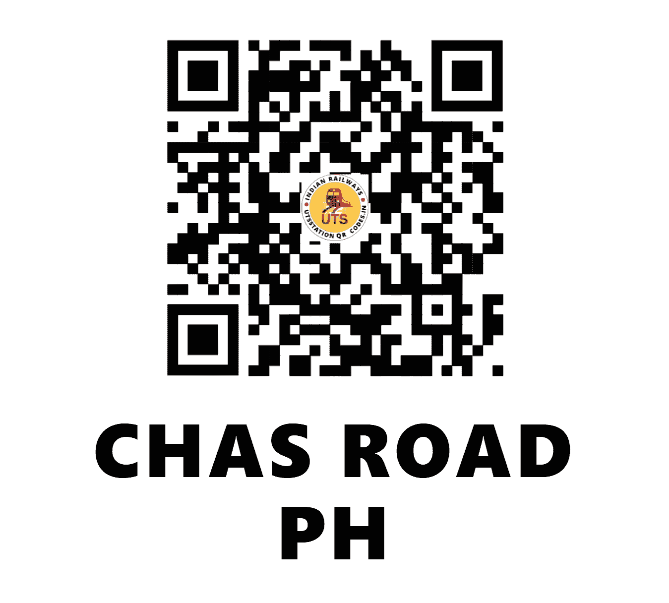 UTS QR Code for CHAS ROAD PH - CAS (SE - WEST BENGAL)